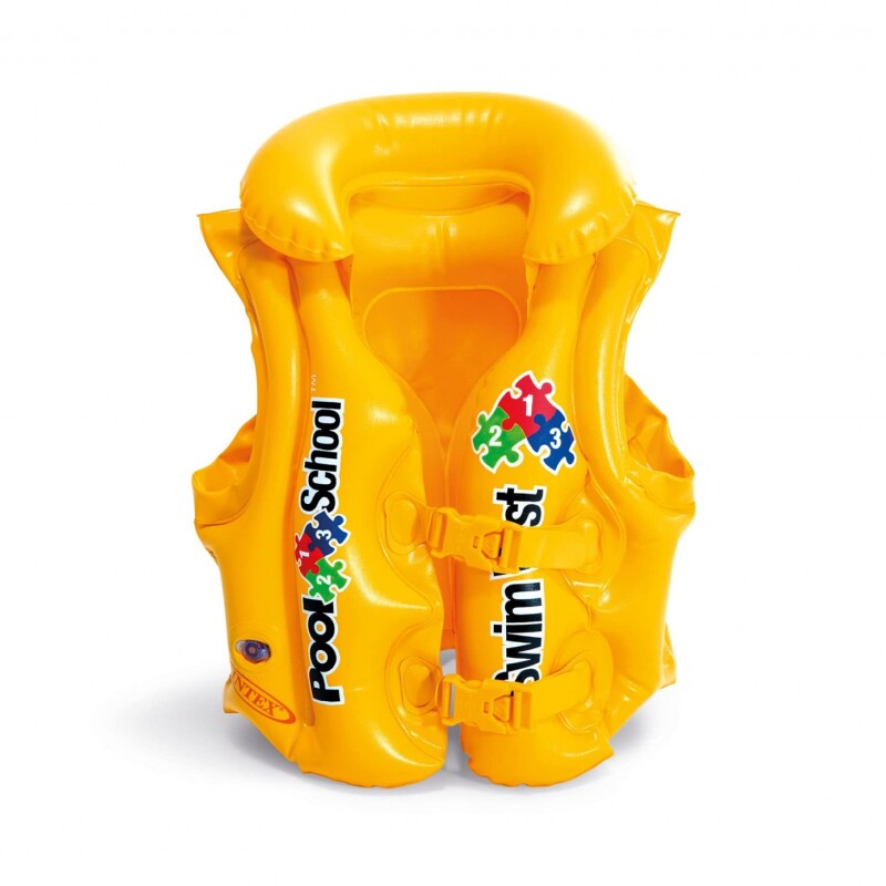INTEX FLOTADOR TIPO CHALECO SALVAVIDAS INFLABLE NIÑOS Intex Flotador Tipo Chaleco Salvavidas Inflable Niños