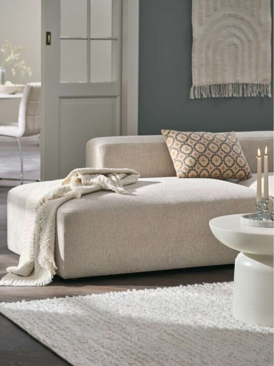 Modulo De Sofa Skejby Extremo Abierto Izquierda - Beige 