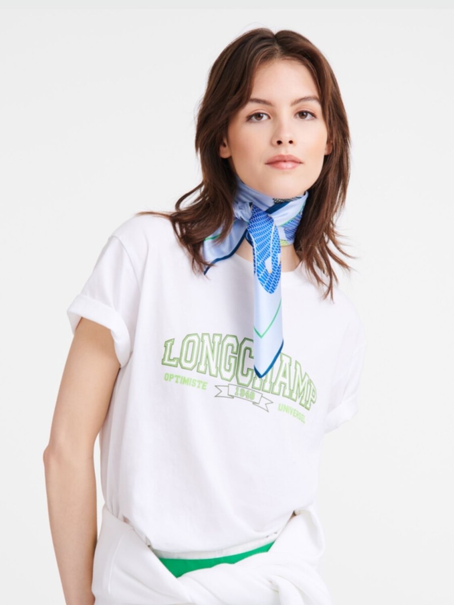 Longchamp -PAÑUELO DE SEDA 70 