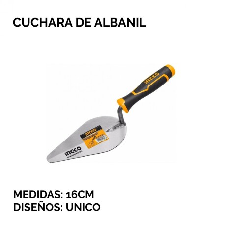 Cuchara De Albanil 6" 16 Cm Ingco Hbt618 Cuchara De Albanil 6" 16 Cm Ingco Hbt618