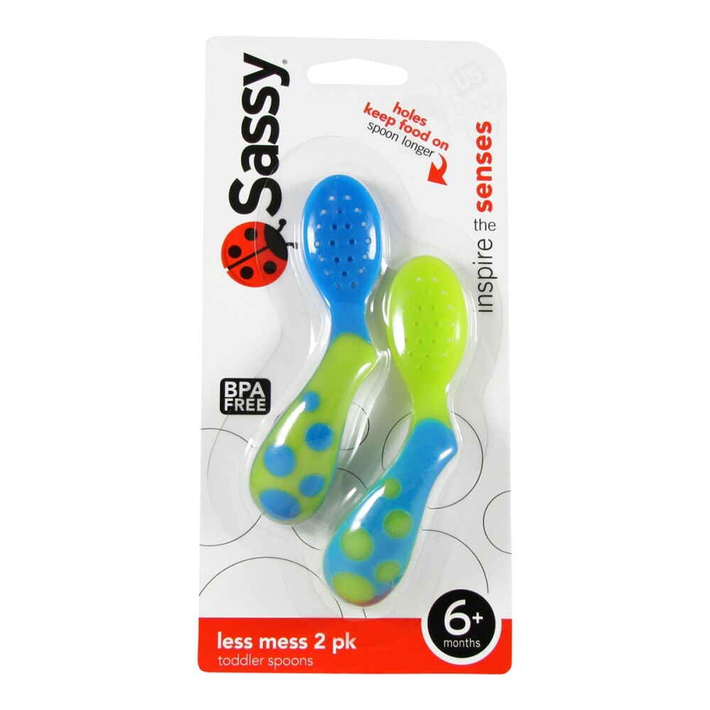 Cucharas 2 Rosa 2 Azul SASSY CUCHARAS 2 ROSA 2 AZUL