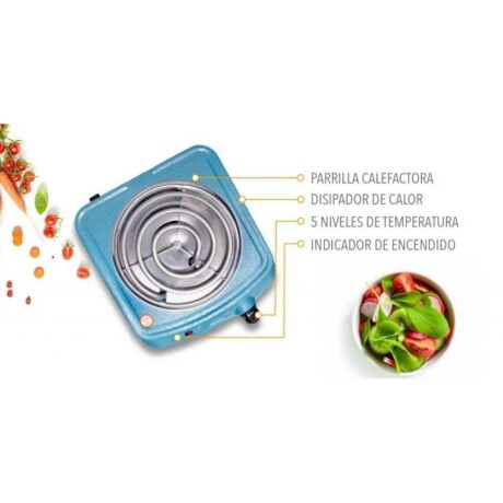 Anafe Eléctrico Home Elements 1 Hornalla 001