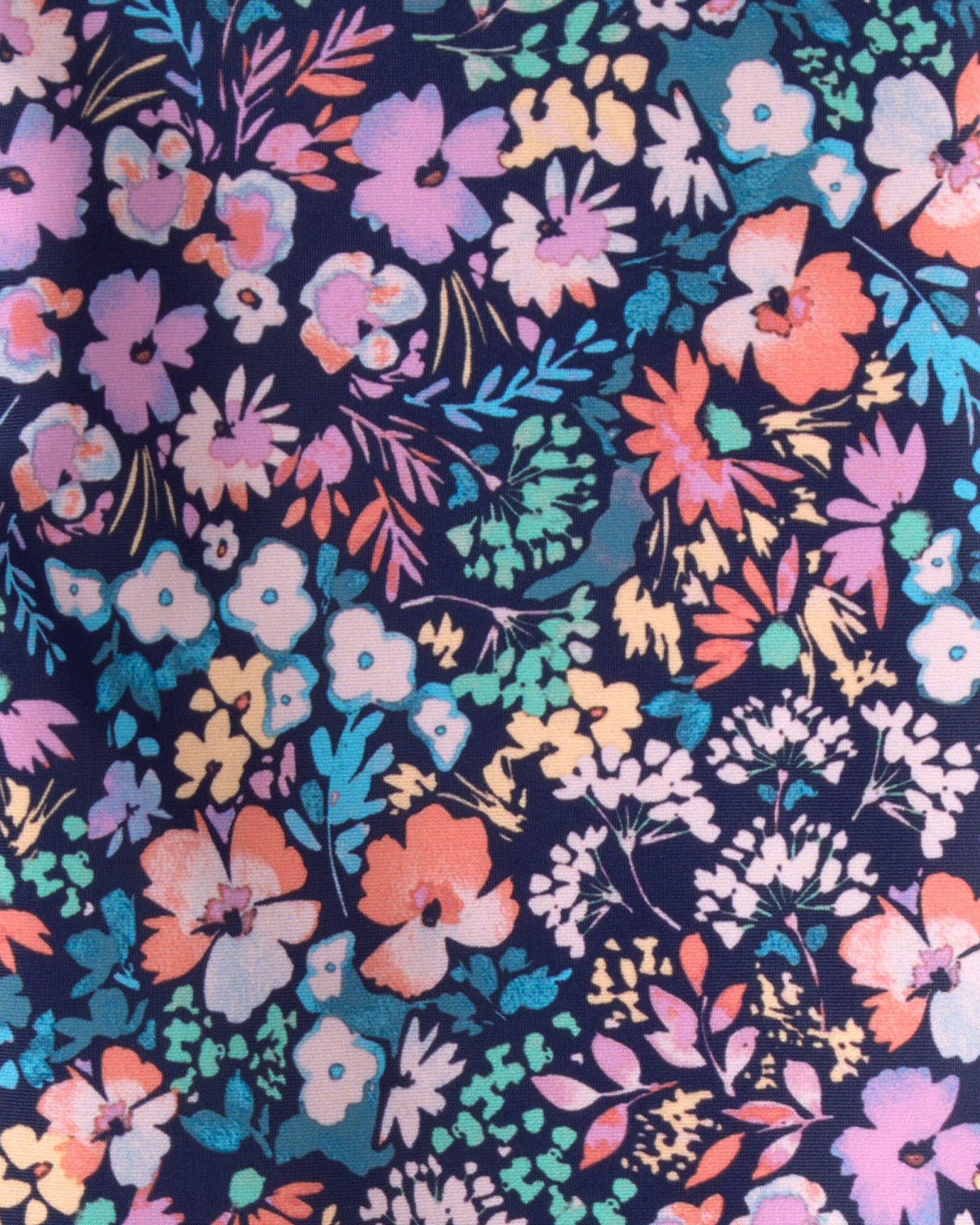 Malla de baño dos piezas, manga larga, con protección UPF 50+, diseño floral. Talles 3-24M Malla de baño dos piezas, manga larga, con protección UPF 50+, diseño floral. Talles 3-24M