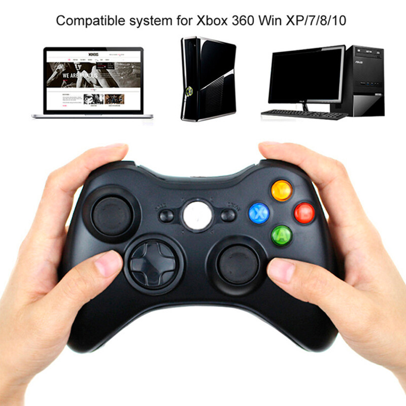 Joystick inalámbrico compatible Xbox color negro Joystick inalámbrico compatible Xbox color negro