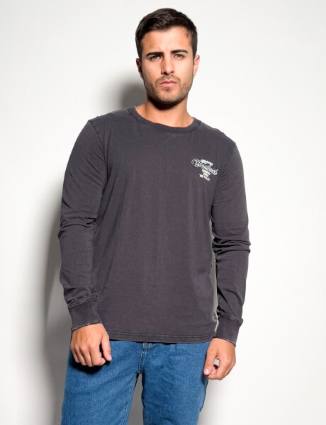 Remera manga larga Zamir Negro