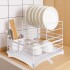 Escurridor Seca Platos Vajilla 2 Niveles Con Bandeja Drenaje Agua Cocina Imback Color Blanco Escurridor Seca Platos Vajilla 2 Niveles Con Bandeja Drenaje Agua Cocina Imback Color Blanco