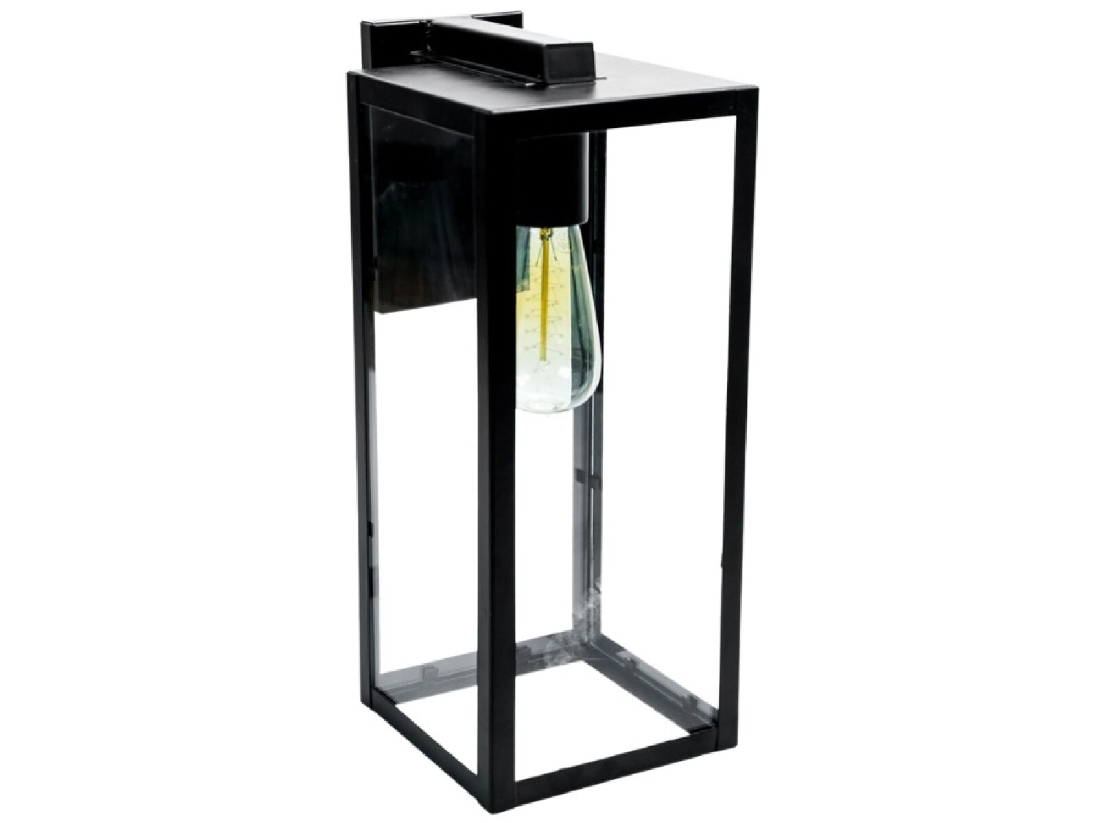 FAROL 1L C/ MENSULA CONI NG E27 CHICO CHAPA/VIDRIO 