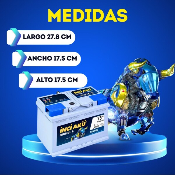 BATERIA INCI AKÜ AGM 70 AMP/HORA DERECHA BATERIA INCI AKÜ AGM 70 AMP/HORA DERECHA