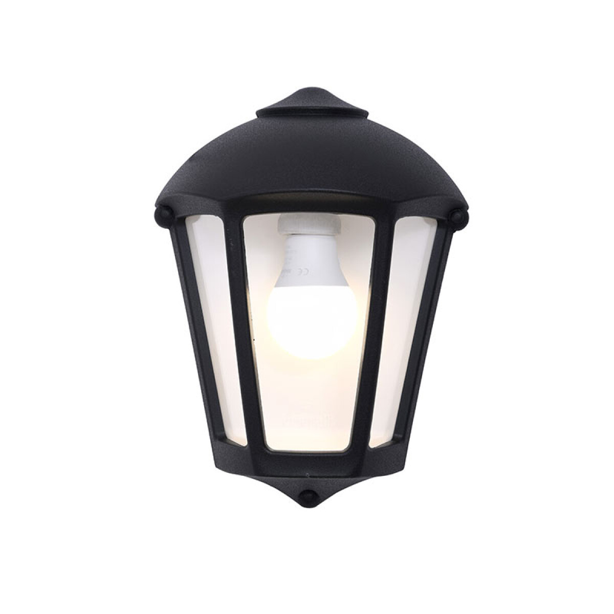 Farol pared colonial 3 caras transp.IP55 E27 FABIO - FL0512 