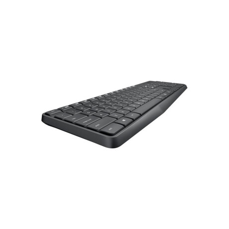 Combo Mouse + Teclado Logitech Mk235 Inalambrico Negro