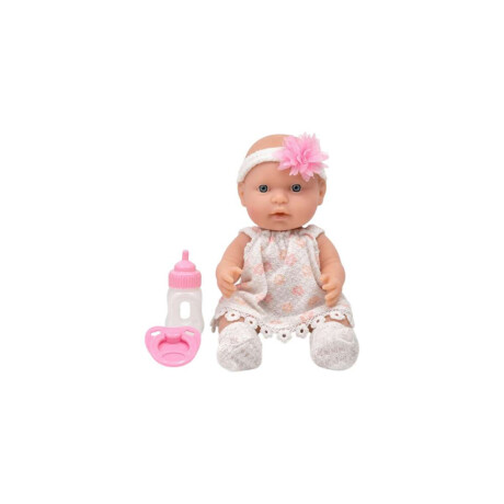 Muñeca bebé de juguete con accesorios Blanco