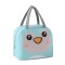 Bolsa Térmica Lonchera Infantil Bolso Caliente Frio Comida Pajaro celeste