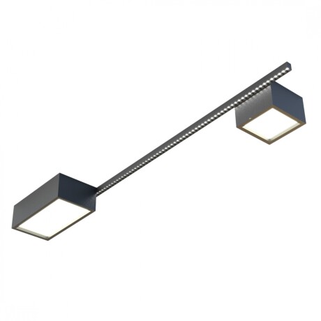 Aplique spot led cubos y barra minimalista para techo 119cm Aplique spot led cubos y barra minimalista para techo 119cm