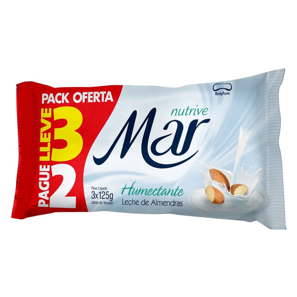 MAR EST NUTRIVE HUMECTANTE JABON X3 UNID única