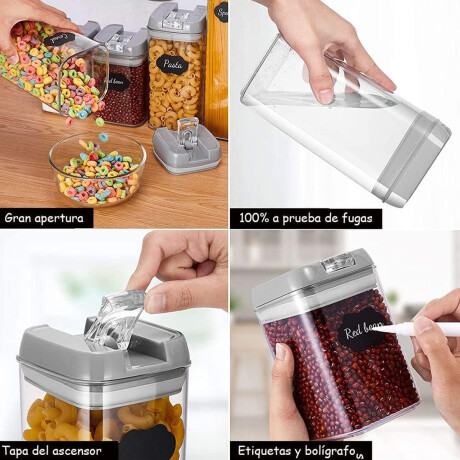 Set Cocina 12P Juego Batería Antiadherente + Potes Apilables Rojo