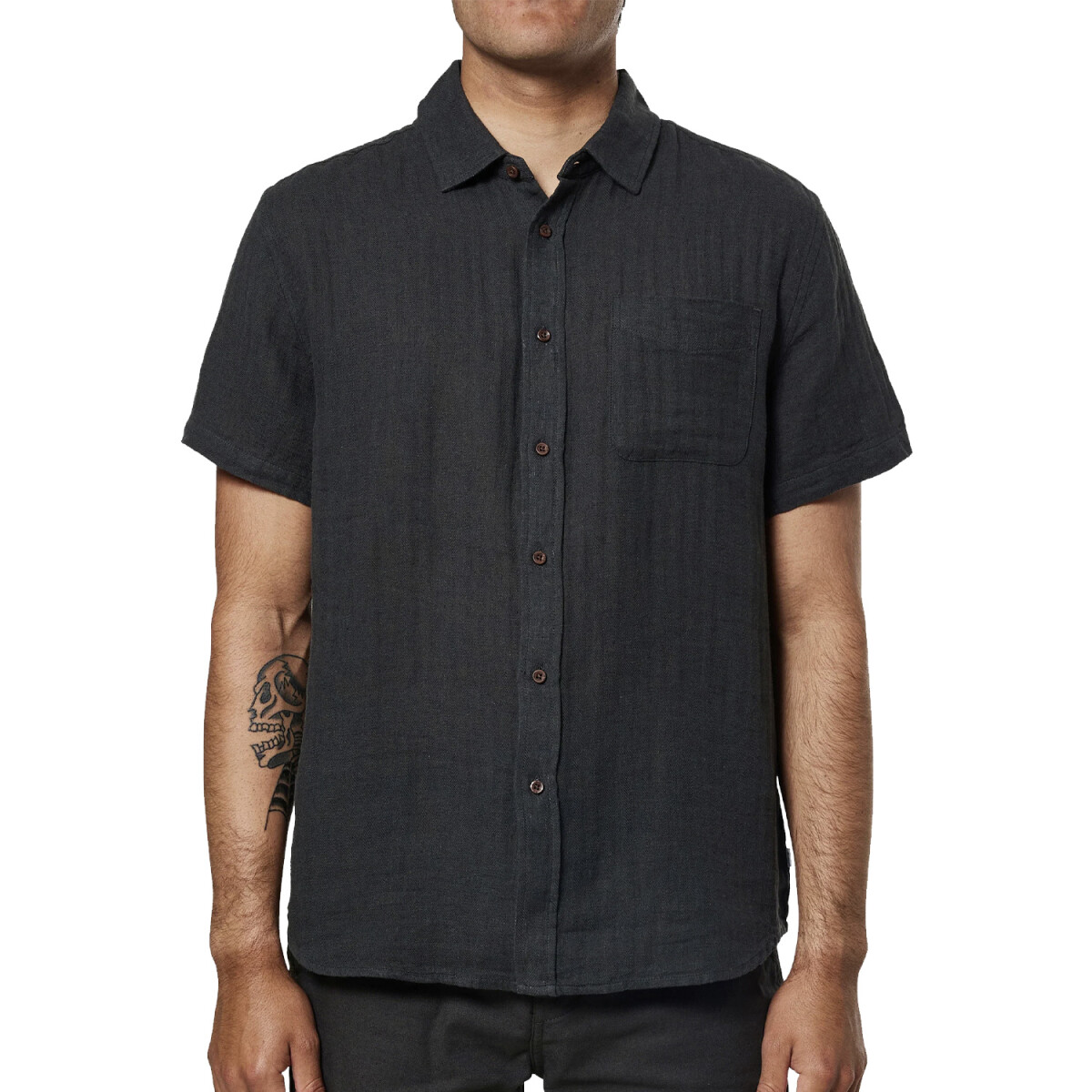 Camisa Katin Alan Solid Shirt Negro 