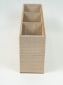 Organizador De Cubietos Esterilla, 3 Divisiones Color Unico