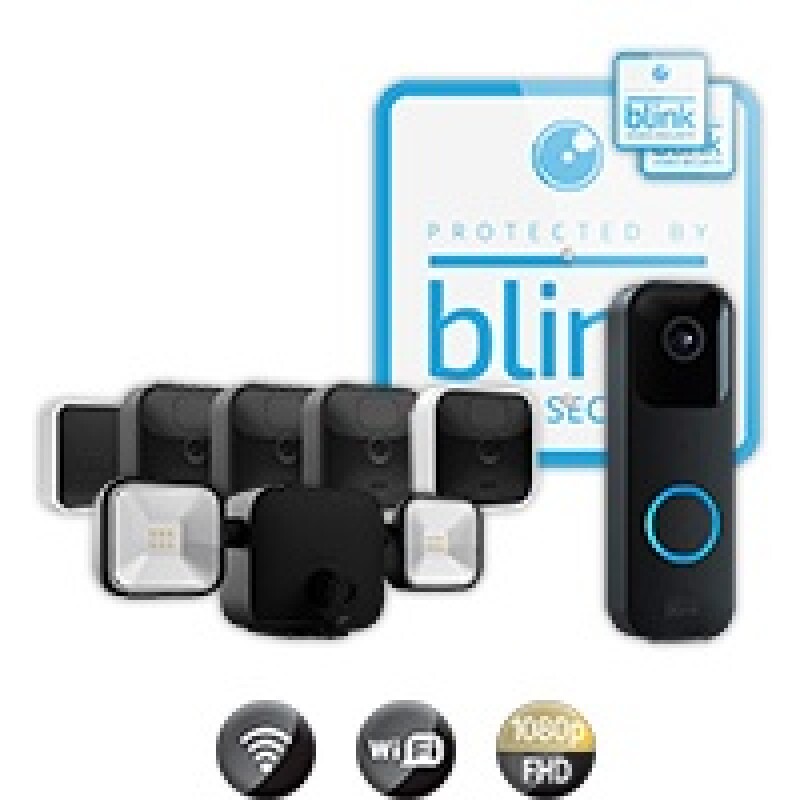 Kit De Seguridad Inalámbrico Blink Visión Nocturna Wifi 1080p Kit De Seguridad Inalámbrico Blink Visión Nocturna Wifi 1080p