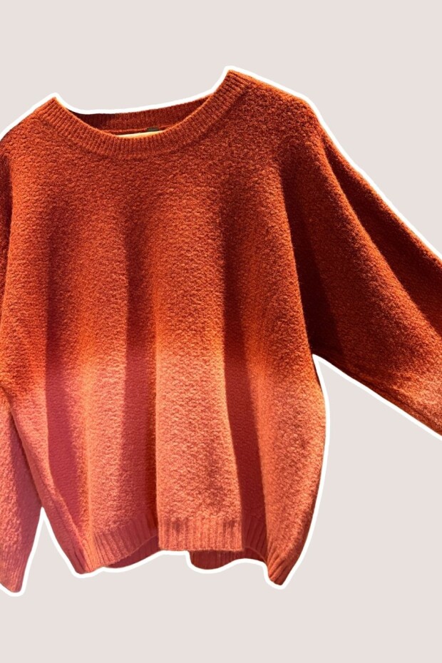 Sweater Latte Bordó