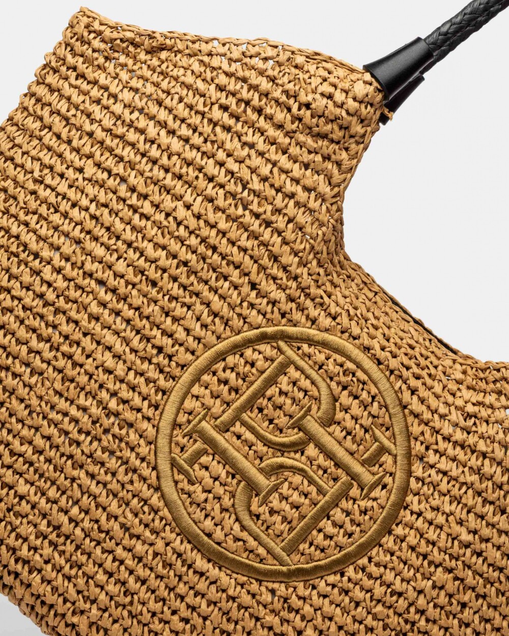 Bolso de playa Straw en raffia Marron