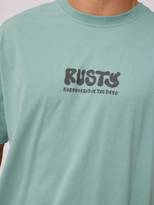 T-SHIRT FURTADO RUSTY Verde Agua