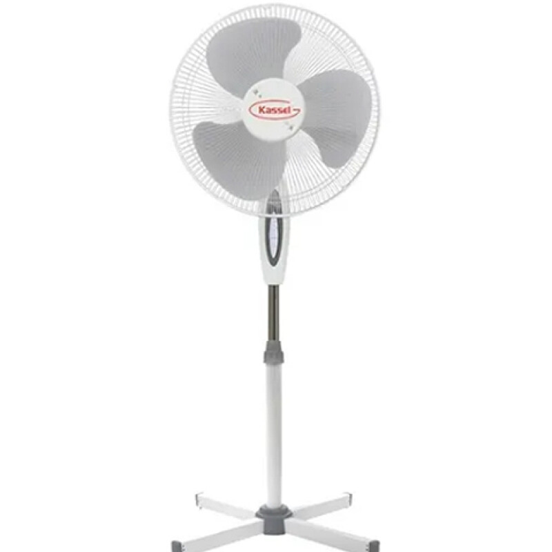 VENTILADOR DE PIE KASSEL KS VP1- Clásico 40cm c/Luz Sin color