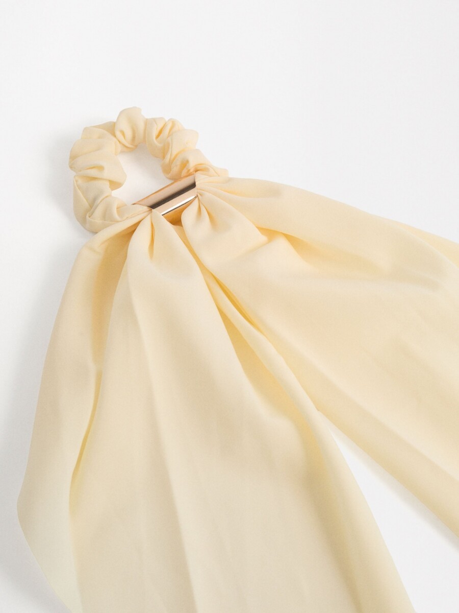 Coletero Con Lazo beige