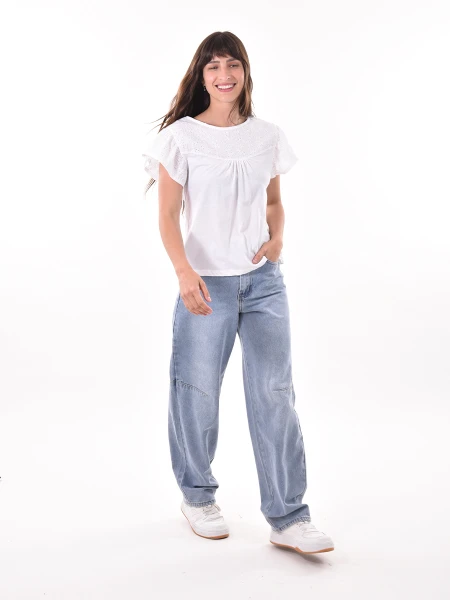 REMERA MANZANILLA BLANCO