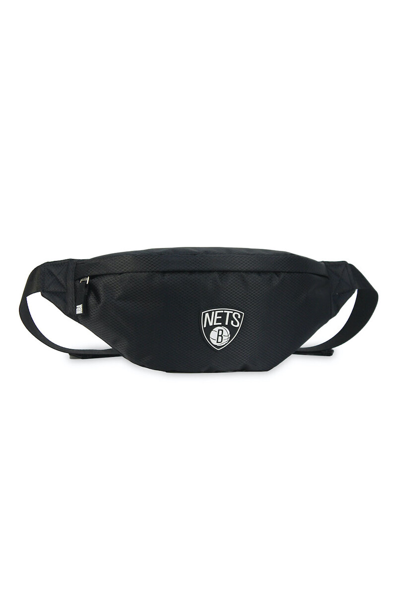 Riñonera nylon doble cierre Nets - NBA Negro