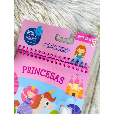 Libro Infantil con Actividades Agua Mágica PRINCESAS