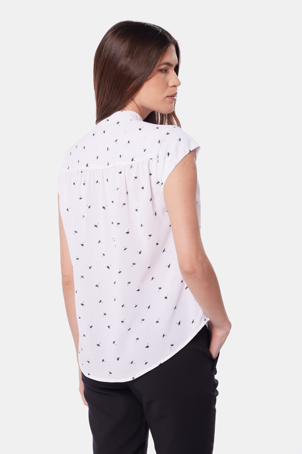 BLUSA MANGA CORTA Flores