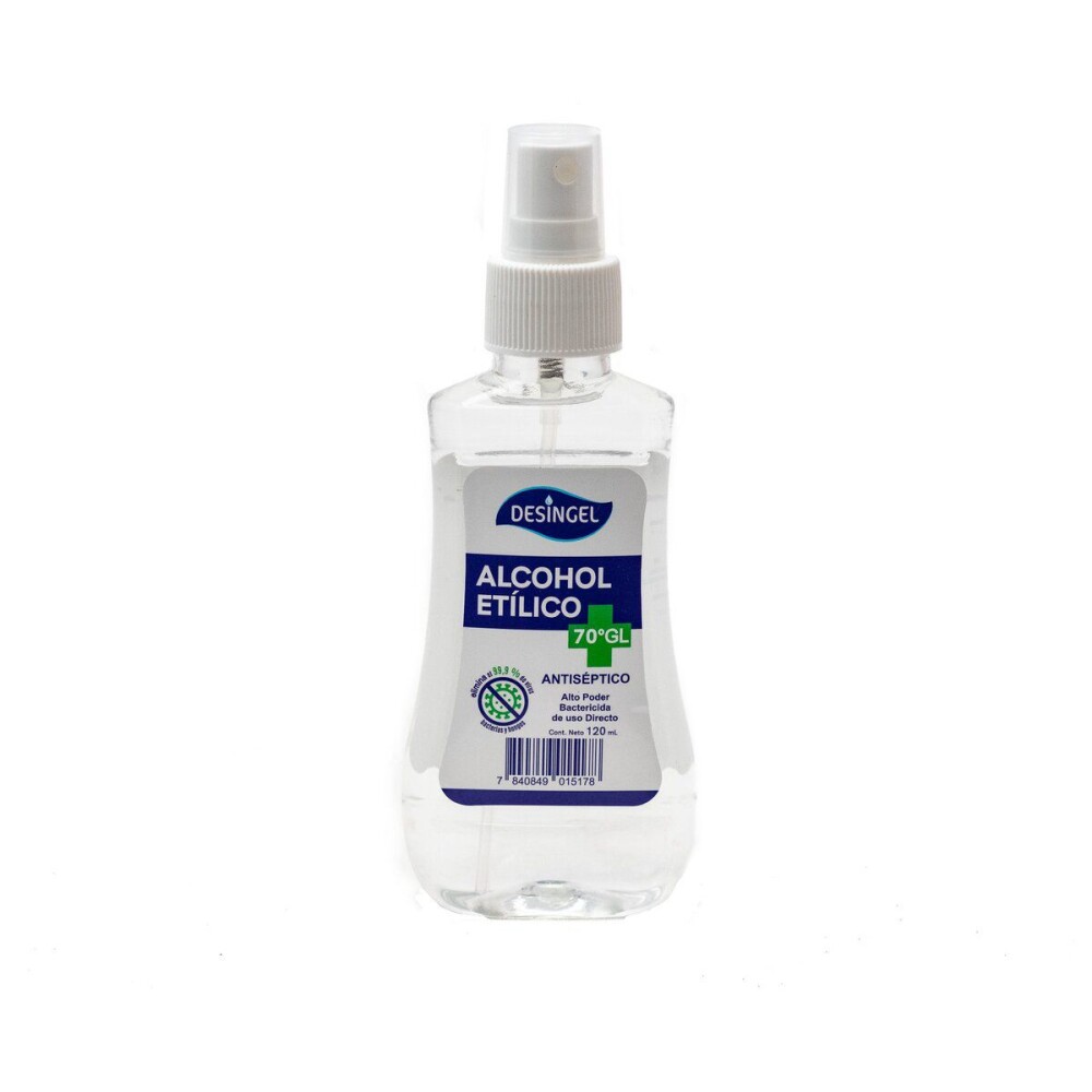 ALCOHOL ETIL. 70% DESINGEL SPRAY X 120ML única