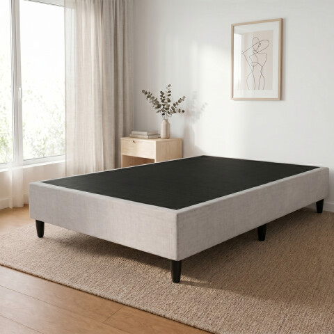 Base BOX 2 Plazas 138x188x35 cm – Soporte Firme para Colchón | Gris Base BOX 2 Plazas 138x188x35 cm – Soporte Firme para Colchón | Gris