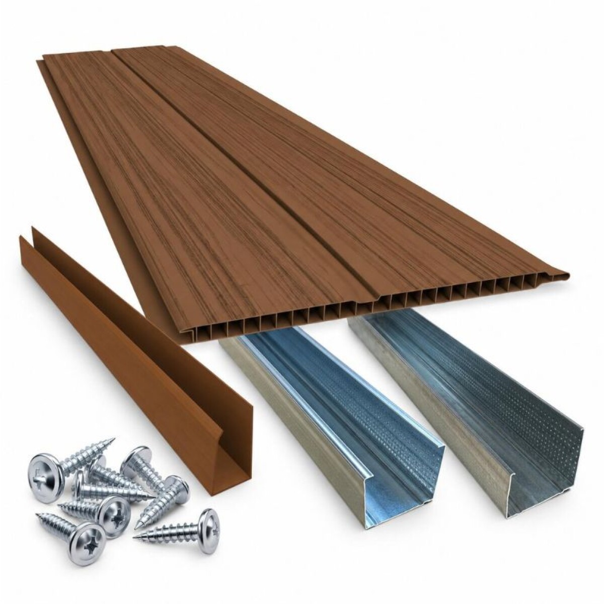 Kit cielorraso PVC 2,00x2,00m marron
