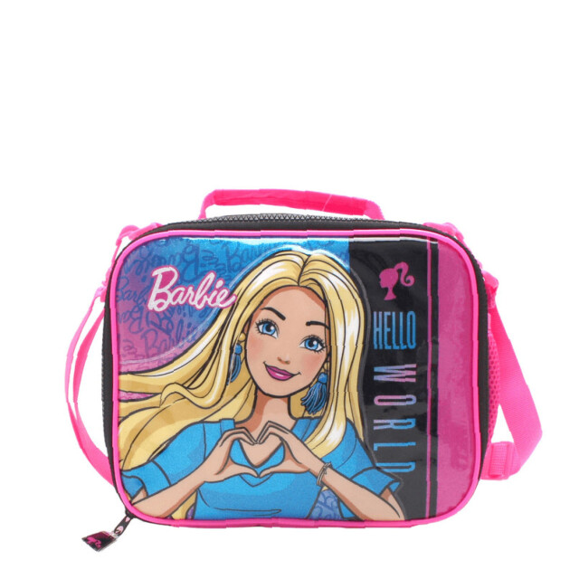 Lanchera Barbie Hello World Fucsia - Negro