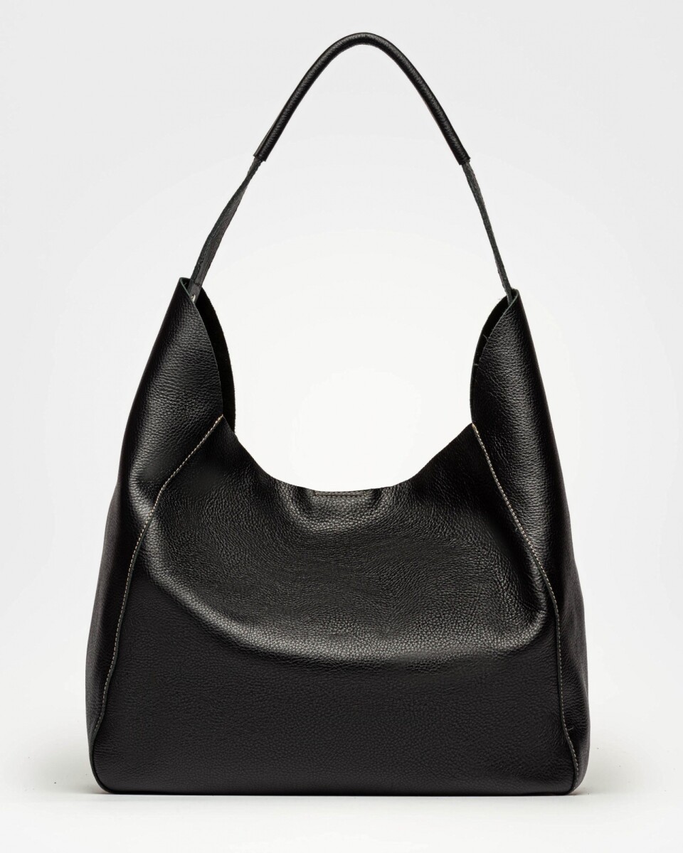 Bolso Dune en cuero graneado - Negro 