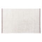 Alfombra lavable de lana Steppe Blanca - L
