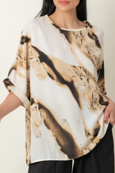 BLUSA RAICES Beige