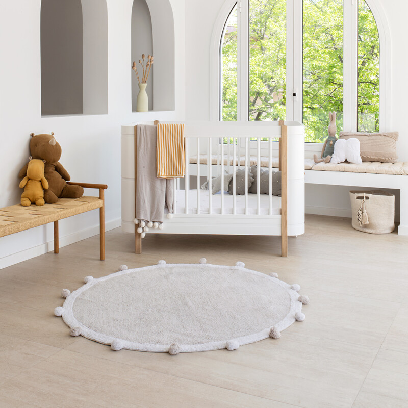 Alfombra lavable Bubbly Gris