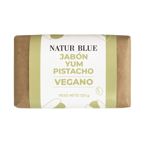Jabón vegano yum pistacho Natur Blue 120g Jabón vegano yum pistacho Natur Blue 120g