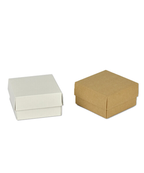 CAJA ECO 04 - 12x12x6 cm REVERSIBLE BLANCO - MADERA