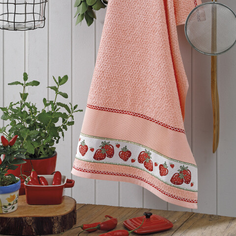 Repasador Cocina Dohler Jacquard Picnic 45 cm x 70 cm Frutillas