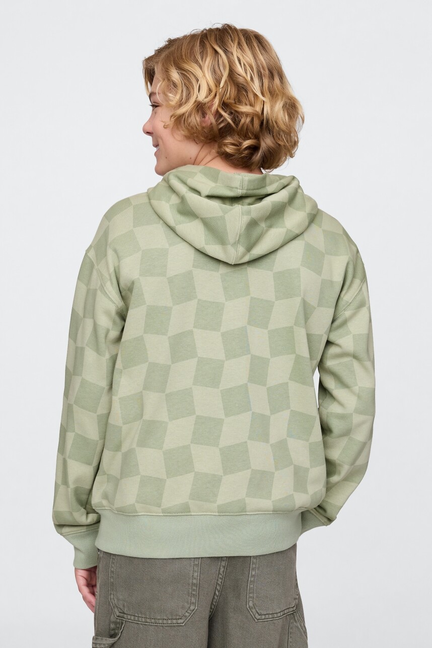Canguro Con Cierre Logo Gap Niño Green Check