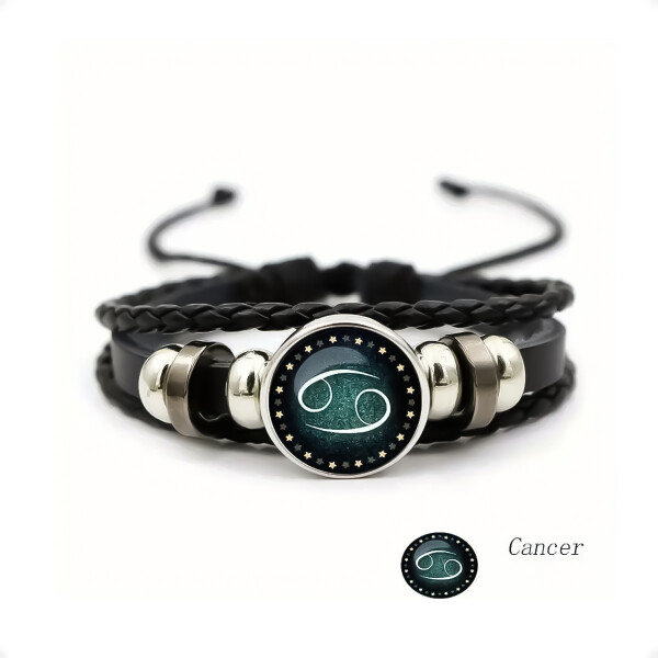 Pulsera De Signo del Zodiaco Cáncer Pulsera De Signo del Zodiaco Cáncer