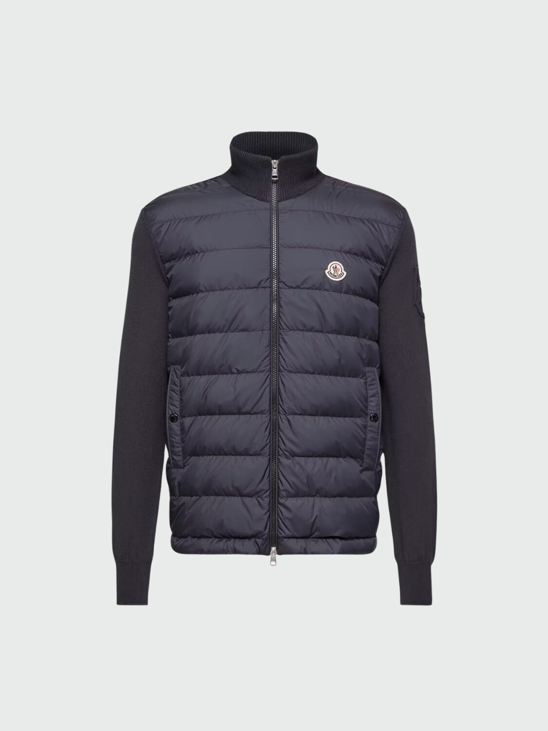 MONCLER - Campera Acolchada de Algodón Alta Automática