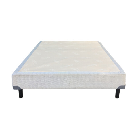 DOS PLAZAS - Base Sommier Inducol 140x190x33 2 Plazas patas de madera DOS PLAZAS - Base Sommier Inducol 140x190x33 2 Plazas patas de madera