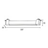 CABEZAL LED UP LINEAR DIFUSO 20W 3000K NEGRO CABEZAL LED UP LINEAR DIFUSO 20W 3000K NEGRO