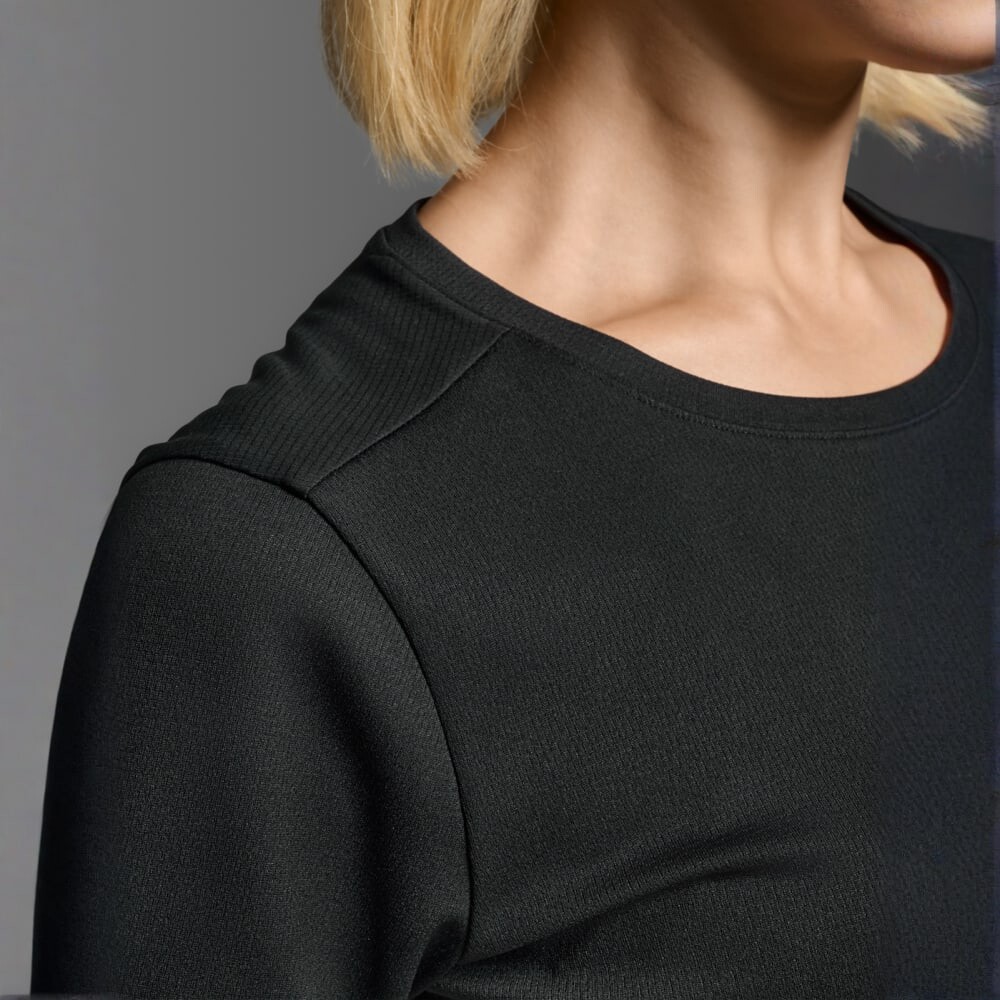 Polo Running Aero Mesh Tee Mujer Black/silver Reflective