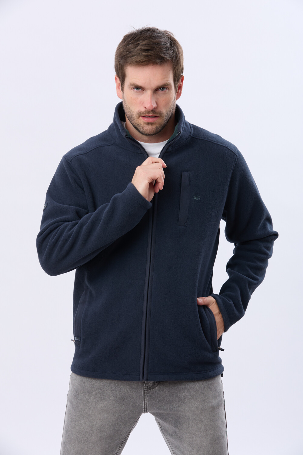 CAMPERA POLAR DE ABRIGO Marino