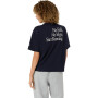 Polos Training Runner Message Graphic Relaxed Tee Mujer Midnight